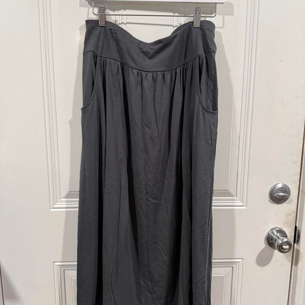J-jill Women's Grey and Black Skirt
